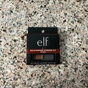 🆕 E.L.F. Gel & Powder Eyebrow Kit MEDIUM with Brush and Mirror New with Box